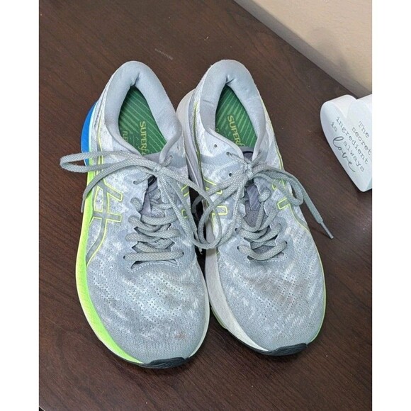 Asics Men's Gel-Kayano Lite Running Shoes Size 9. 5 Gray blue - Picture 3 of 9